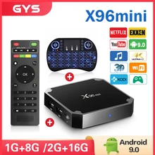 

X96mini new Android 9.0 Smart TV BOX X96 mini S905W Quad Core support 2.4G Wireless WIFI media box Set-Top Box pk x96q h96 max