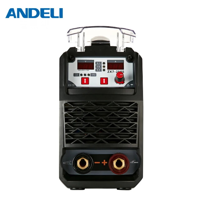 

220V MMA smart portable single phase spot welding arc welding machine ARC-250T low voltage inverter welding machine