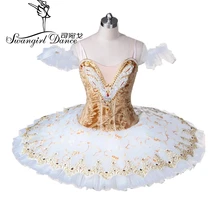 Бежевая классическая балетная пачка для взрослых, профессиональная балетная пачка для девочек, Сказочная пачка для сцены, костюмы bt8971