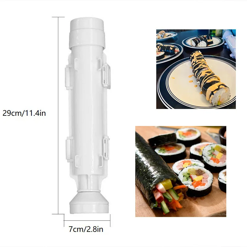 Moule à Sushi Cylindrique en Plastique de Qualité Alimentaire, Kit de  Bricolage pour une Cuisson Facile des Rouleaux - AliExpress