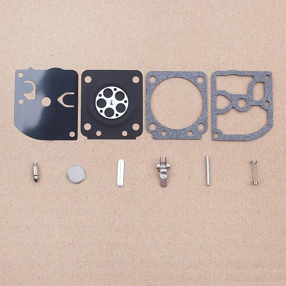 Carburetor Carb Repair Rebuild Kit For ZAMA RB-129 C1M-W26 W26A / W26B W26C Series Tool Replacement Spare Part | Инструменты