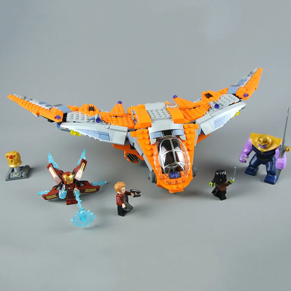 

10839 755Pcs Super Heroes Avengers Infinity War Battle Building Block Compatible Legoinglys Toys for Children Kids Toys