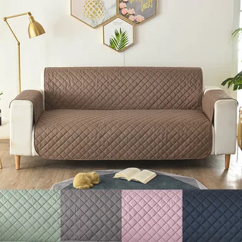 

Sofa Couch Cover Chair Throw Pet Dog Kids Mat Furniture Protector Reversible Washable Waterproof Armrest Slipcovers 1/2/3 Seat