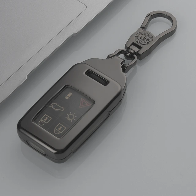 Zink-legierung Auto Remote Key Shell Fall Abdeckung für Volvo XC60 V60 S60  XC70 V40 Auto Zubehör Schlüssel Halter mit keychain - AliExpress