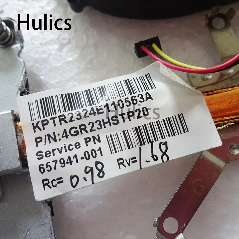 Hulics кулер для hp G4-1000 G6-1000 G4 G6 Охлаждающий радиатор с вентилятором 657941-001 655981-001 материнская плата R23