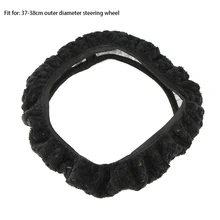 Многофункциональный Мягкий Плюшевый Автомобиль DIY чехол на руль Оплетка на руль зимние теплые Чехлы для автомобиля Стайлинг Аксессуары для интерьера