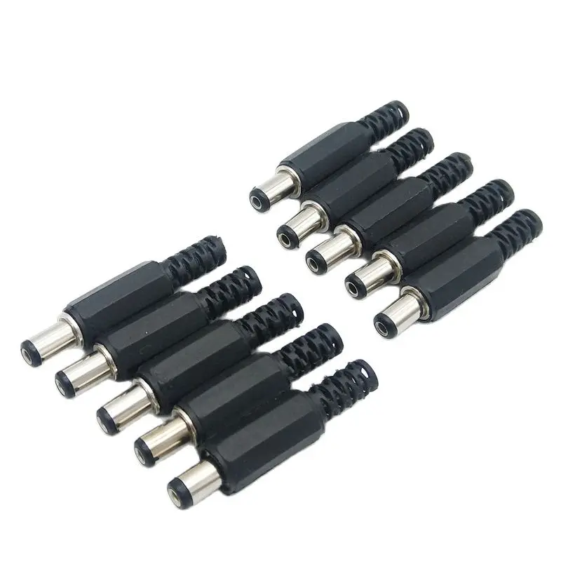 5.5*2.1mm Dc Power Plug Connector 5.5x2.1mm Dc Plug For Dc Power Output