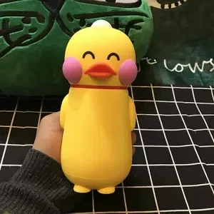 Стеклянная бутылка для воды, стеклянная Мужская и Женская Студенческая трендовая креативная чашка, портативная Милая чашка с сердечком для девушек, милая бутылка для воды - Цвет: 300ML