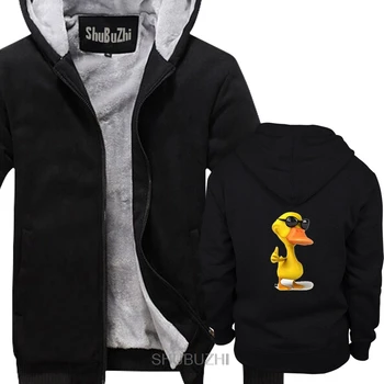 

shubuzhi Winter Men's Fashion Funny Duck/Dog Printed hoodies Popular Design Tops Animal hoody Novelty coat sbz8458