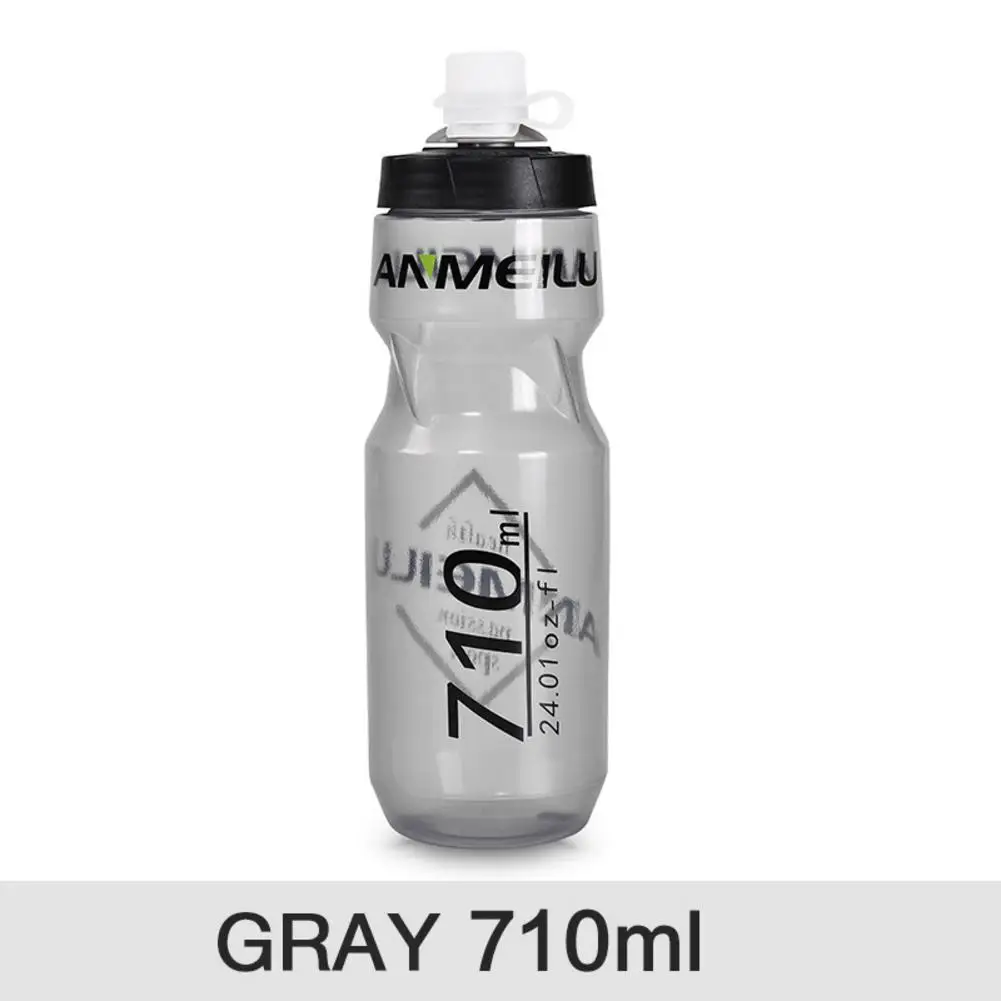 Открытый Сверхлегкий 710 610 мл Портативный мягкая бутылка для воды оборудование для велосипеда горного велосипеда мотоциклетные - Цвет: 710ml