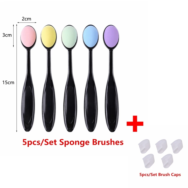 Mix Blending Brushes Soft Bristles Ergonomic Handles Used for Coloring  Making Card Brushing Painting Craft with Brushes Lids