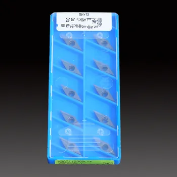 

10PCS Carbide Insert VBGT110302L-Y TN60 VBGT110302R-Y TN60 High Quality Lathe Inserts Tungsten Turning