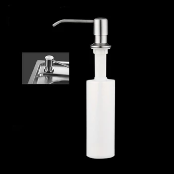 

Stainless steel Kitchen Sink Hand Soap Dispenser Liquid Soap Dispensers PP Plastic Bottle Easy To Fill Kitchen Accessorie
