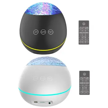 

LED Projector Star Ocean Wave Night Light Starry Lamp with Remote Control USB Q0KF