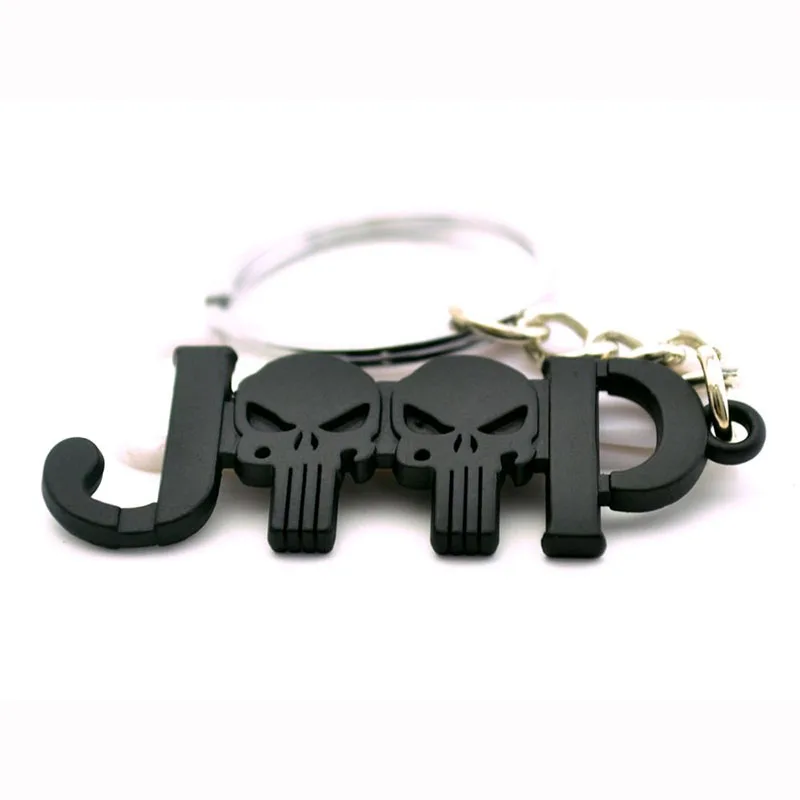  1 pcs Keychain Car Key Ring Auto Pendant Key Ring Holder For Jeep Grill Keychain CJ JK TJ YJ XJ Key