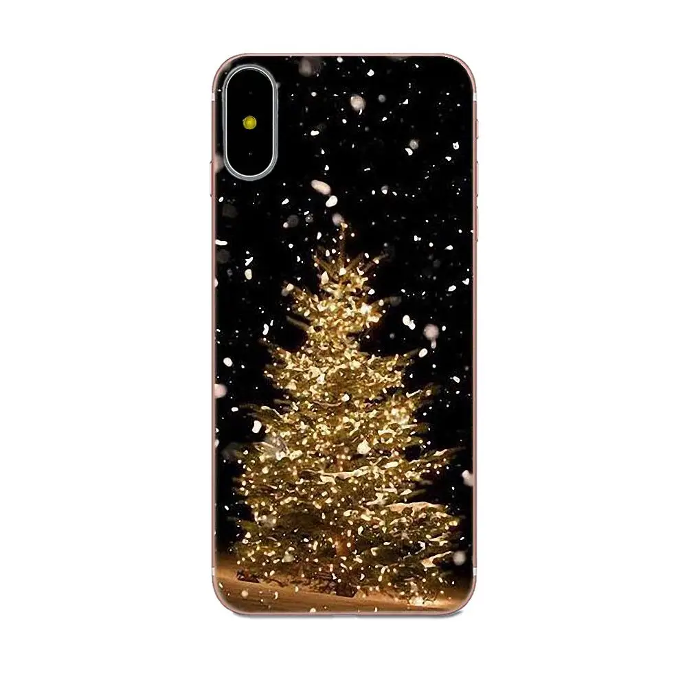 Наклейки на рождественскую елку для Huawei Nova 2 V20 Y3II Y5 Y5II Y6 Y6II Y7 Y9 G8 G9 GR3 GR5 GX8 Prime 2018 2019