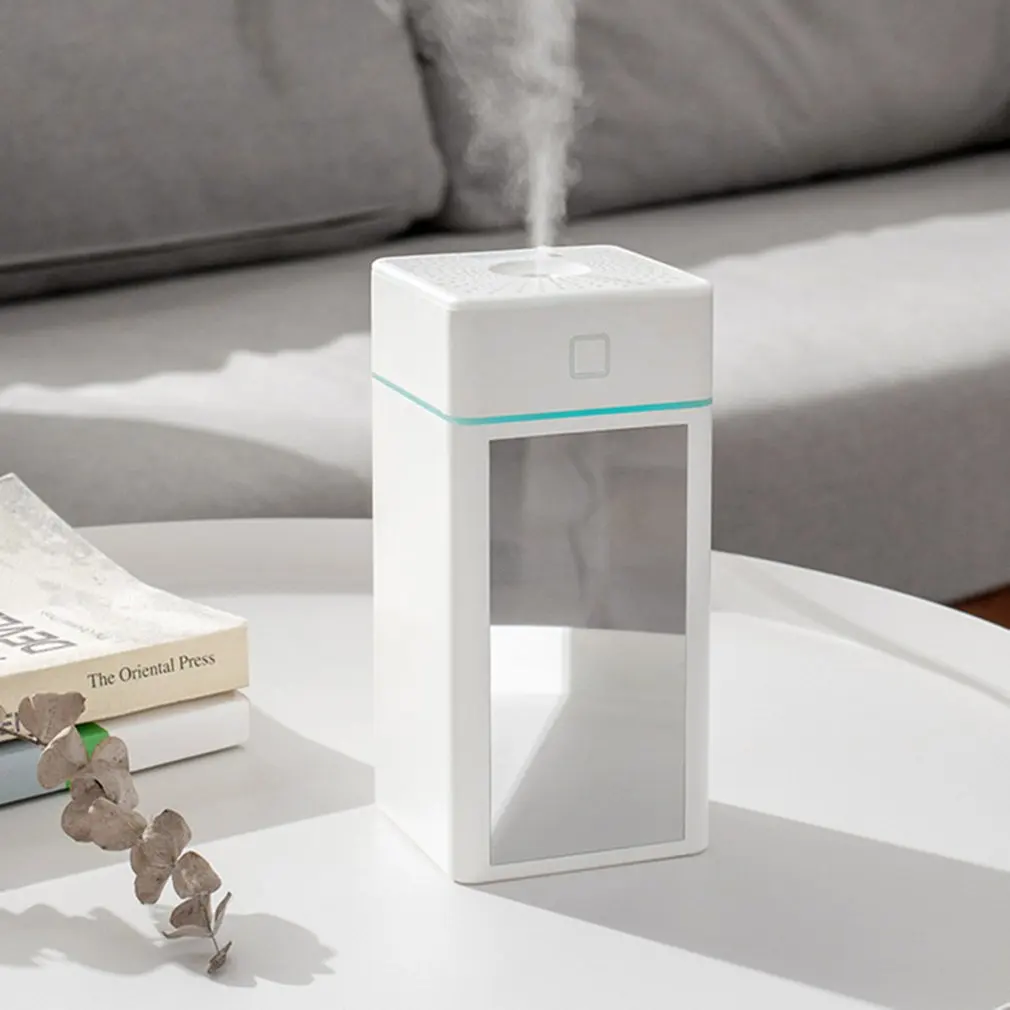 Mirror Humidifier Car Usb Night Light Humidifier Home Makeup Mirror Portable Multi-Function Humidifier