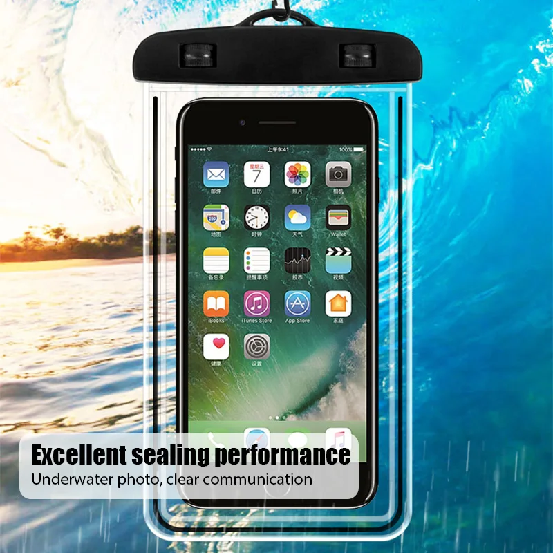 PVC Waterproof Phone Case Universal Water Proof Bag Mobile Cover case For iPhone 12 11 Pro Max 8 7 Huawei Xiaomi Redmi Samsung