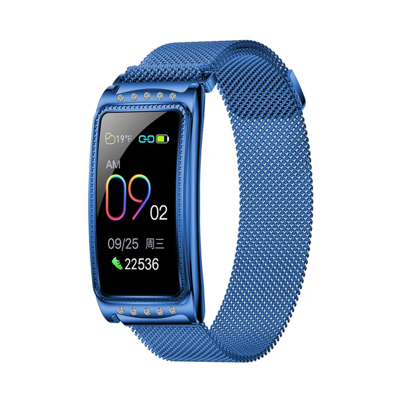 F28 Smartwatch with Heart Rate Monitor Blood Pressure Clock Smart Waterproof IP68 Physiological Cycle Watch Support for Women