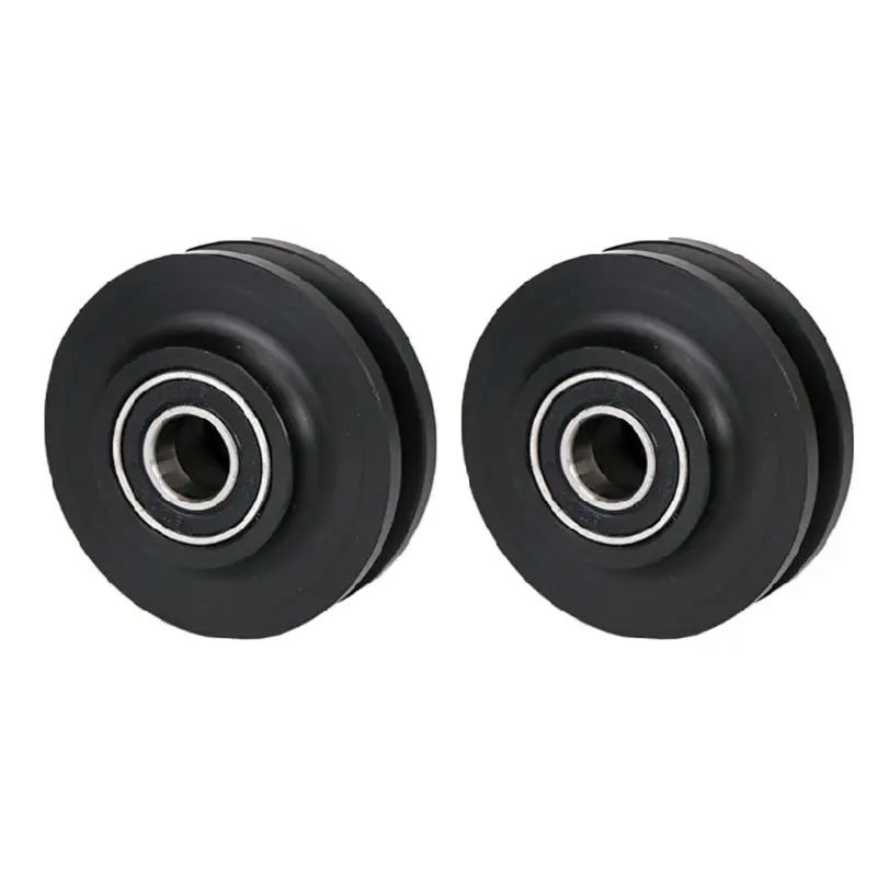 

2pcs/set Double Bearing Door Pulley Smooth Sliding Roller Wheel for Bathroom