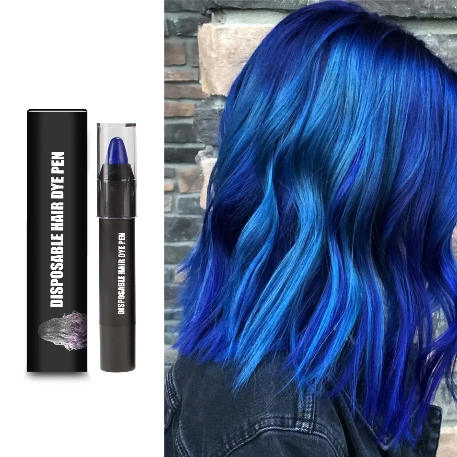Temporary Hair Dye Pen Portable Hair Color Stick Professional Instant  Hairdressing Supplies For Women Men Hair Dye Pen Mu8669 - Hair Color -  AliExpress