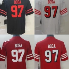 Все сшитые мужские wo мужчины молодежные дети Сан-Франсиско Ник Боса 97 Джерси