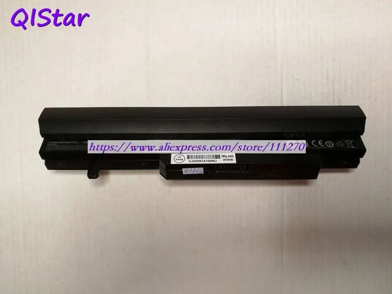 QISTAR 11,1 V 5600 мАч натуральная W110BAT-6 6-87-W110S-4271 ноутбук батарея для Clevo W110ER Тетрадь компьютер