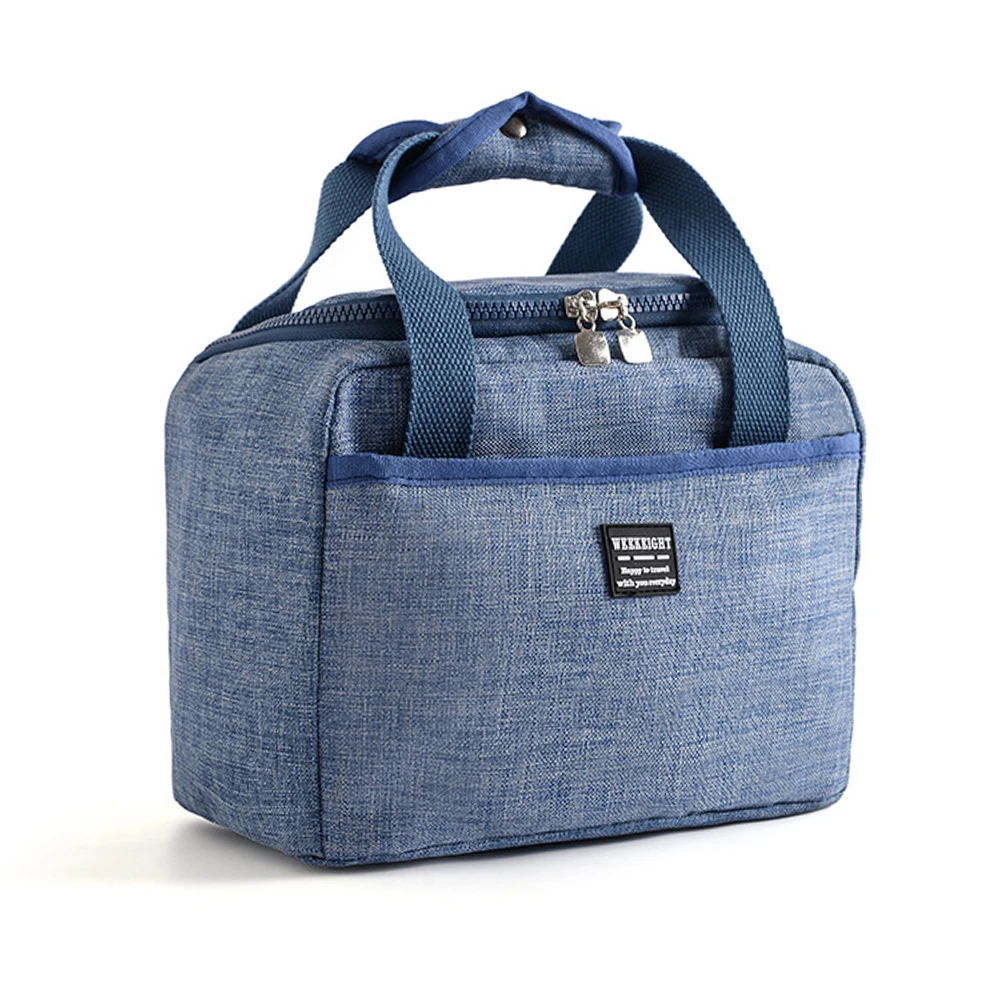 

Students Waterproof Large Capacity Food Kids Insulated Kitchen Organizer Storage Cool Lunch Bag Adult Summer Winter Oxford Cloth