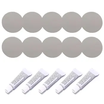 

5 Sets Professional Inflatable Boat Repair Kit PVC Material Adhesive Patches Glue for Waterbed Sofa Air Matteress Swimming Pool