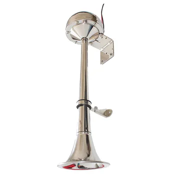 

Marine Boat Trumpet Horn 12V Single Electric Stainless Steel Powerful Horn for Truck
