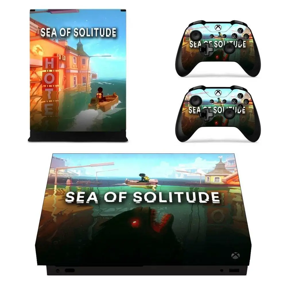 YSX1X1389 Для Xbox One X стикер s море одиночности кожи наклейки Pegatinas Adesivo для Xbox one X консоли пульта дистанционного управления скины - Цвет: YSX1X1389