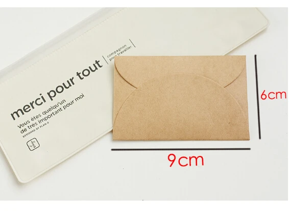 50pcs/lot Handmade Mini Craft Blank Paper Envelopes DIY Multifunction Gift Envelope for Card Storage