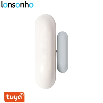 

Lonsonho Tuya Smartlife Wifi Smart Door Window Sensor detector Smart Home Automation Modules No HUB Required