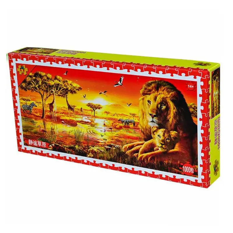 

1000 Pcs/Pack Thicken Puzzle Landscape Assemble Jigsaw Toys Home Decoration 203E