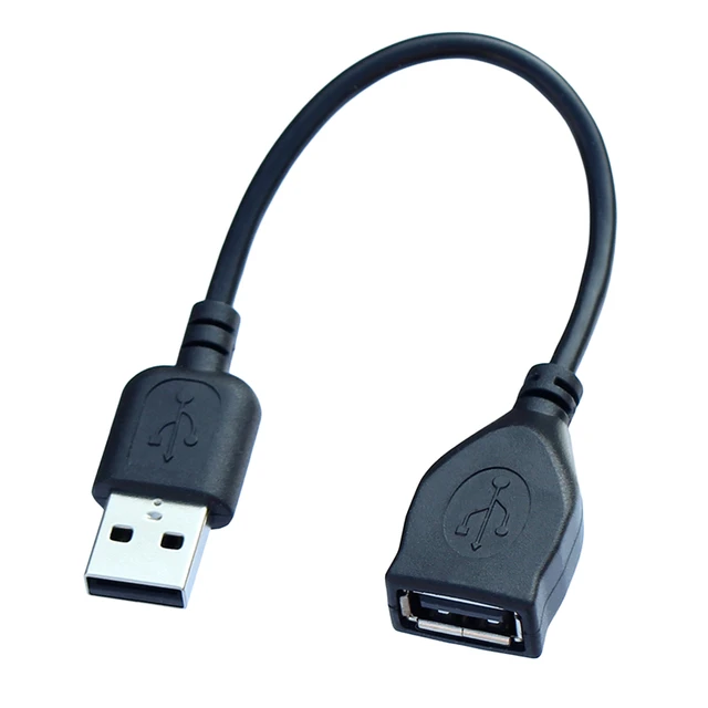 Cable de extensión USB macho A hembra, Cable adaptador macho hembra tipo A,  M/F, ángulo derecho e izquierdo, 90 grados, corto, 10cm, 20cm - AliExpress