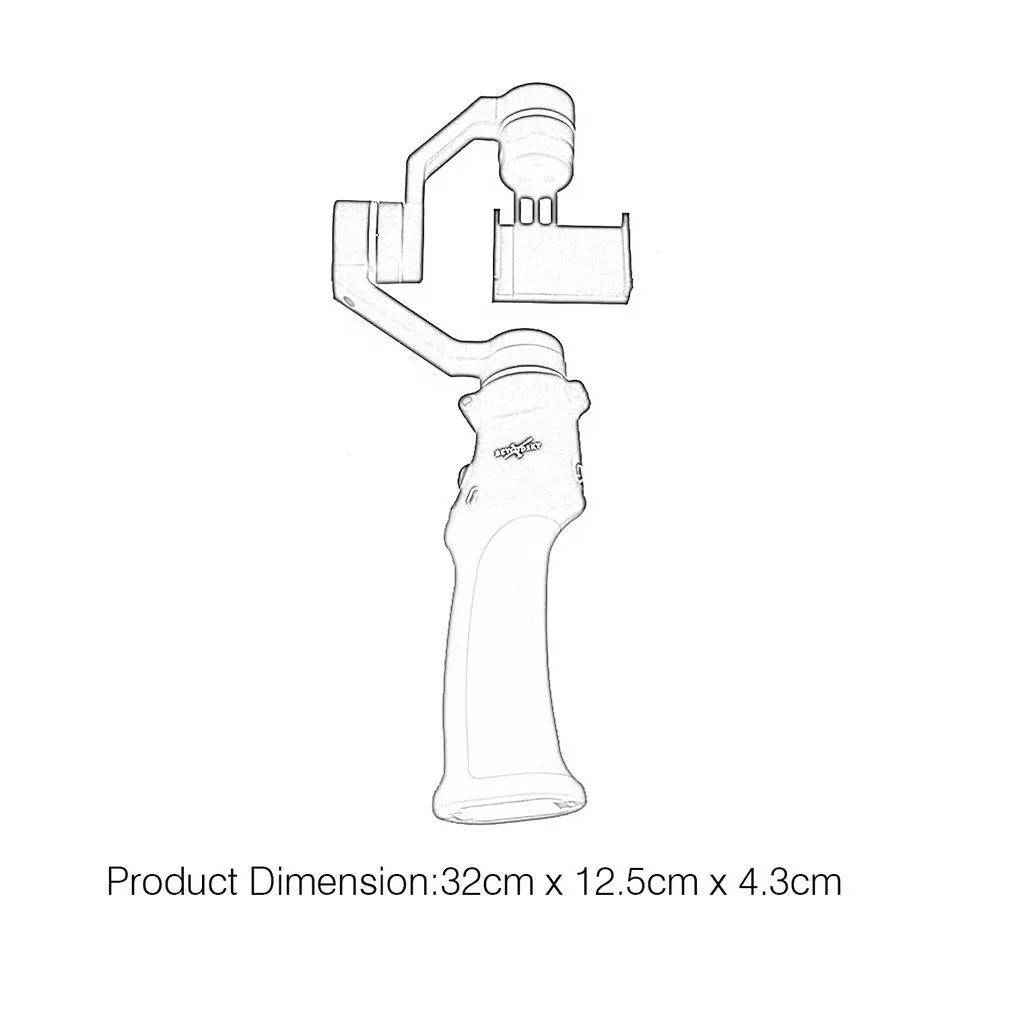  EYEMIND 3-Axis Gimbal Stabilizer for Smartphone GO Pro Camera Handheld Bluetooth APP Selfie Stick e