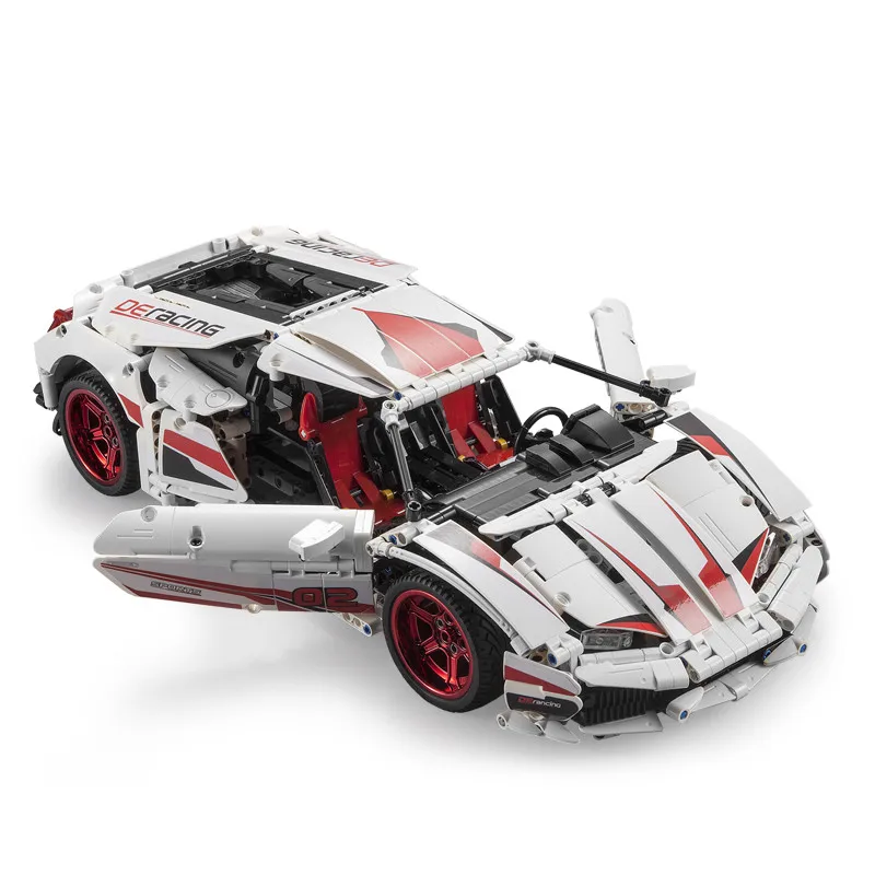 

DIY Building Blocks Technic 1696Pcs Remote Control Racing Car Creative Assemble RC Series Bricks Toys Gift for Kids