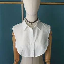 Formal Dress Fake Collars for Mens Suits Shirt Detachable Collar for Women Business Half Shirt Sweater False Collar Faux Col