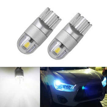 

2x T10 W5W 3030smd LED Clearance Light with Projector Lens For Mitsubishi asx lancer 10 outlander 2013 pajero l200 Expo