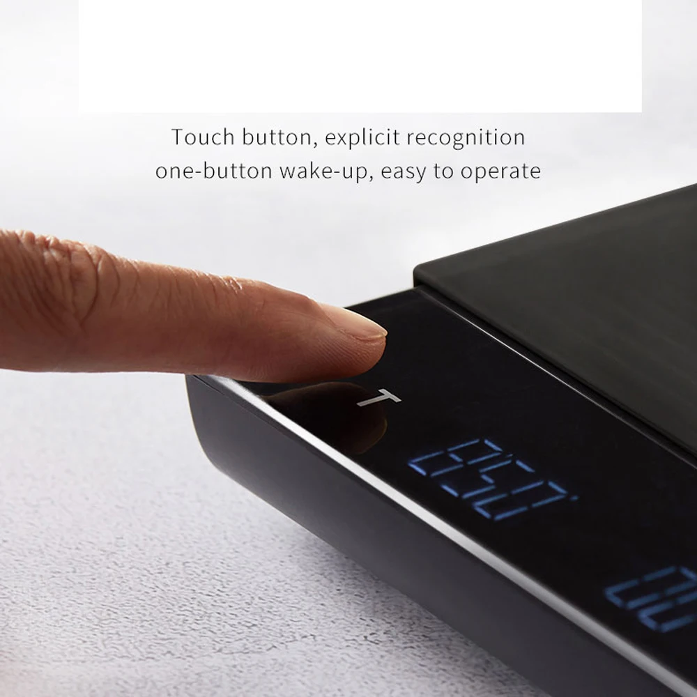 Hero Coffee Electronic Scales Pour Coffee Electronic Drip Coffees Scale With Timer 2kg/0.1g  LED Smart Kitchen Scale