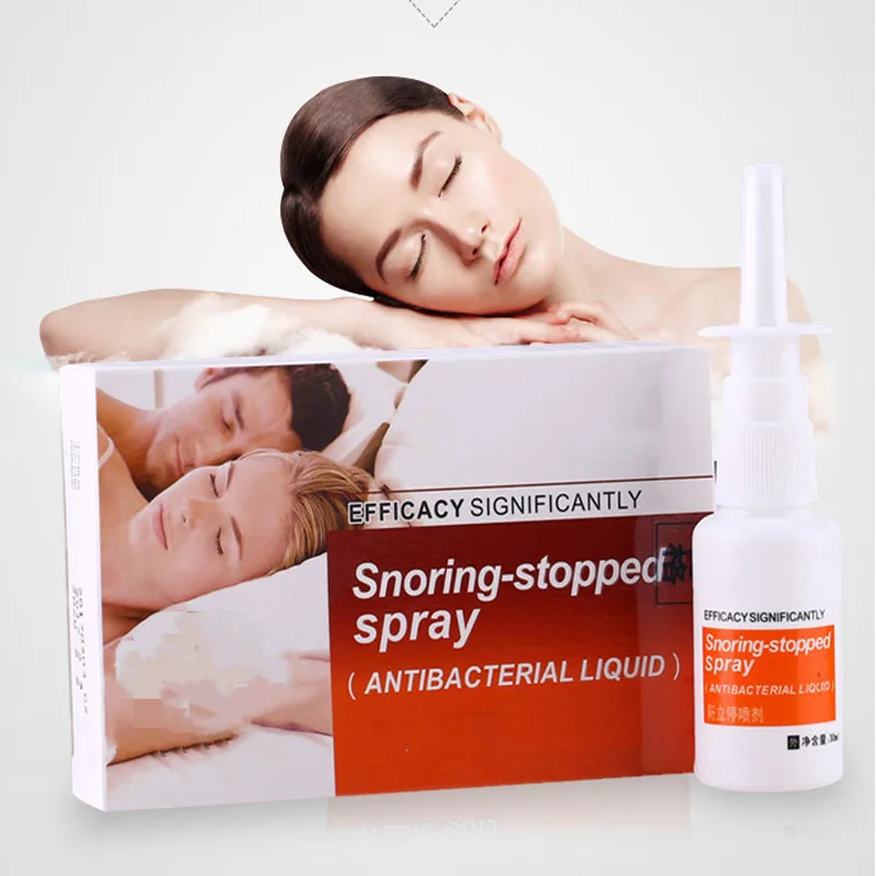 

Snoring-stopped spray, antbacterial liquid, nasal snoring significantly reduced and disappeared 30ml Natural formula