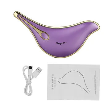 

CkeyiN 45C Vibration Scraping Massage Tool for Face Electric Facial Guasha Massager Removal Back Neck Arm Leg Massaging