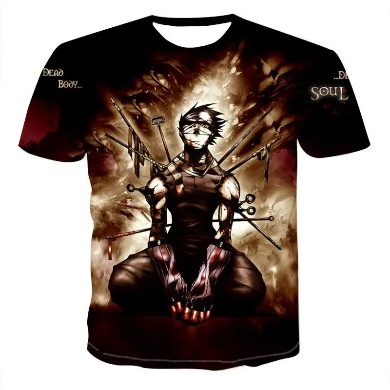 

2020 new men and women personality anime 3D printing T-shirt cool fashion comfortable short-sleeved creative shirt