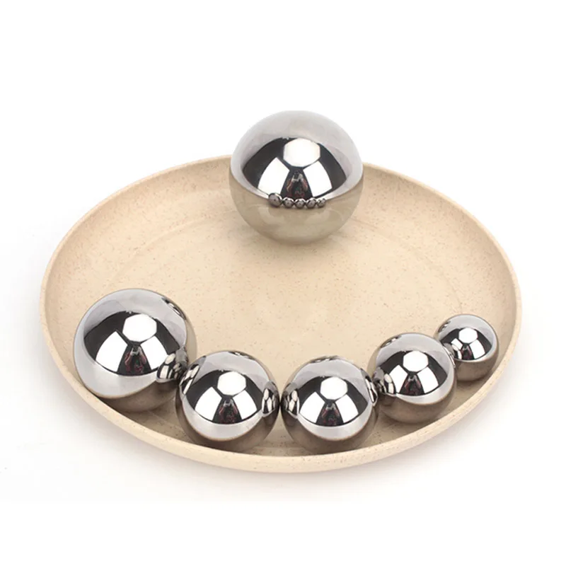 

304 Stainless Steel Ball Standard 42mm-125mm High Precision Bearing Solid Round Balls Various Size Options Smooth Beads 1Pcs