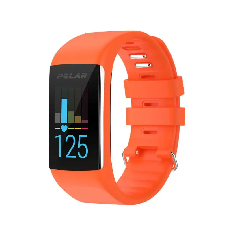 Silicone Replacement Watch Band Wrist Strap Buckle Wristband Watch Strap For Polar A360/ A370 Smart Bracelet