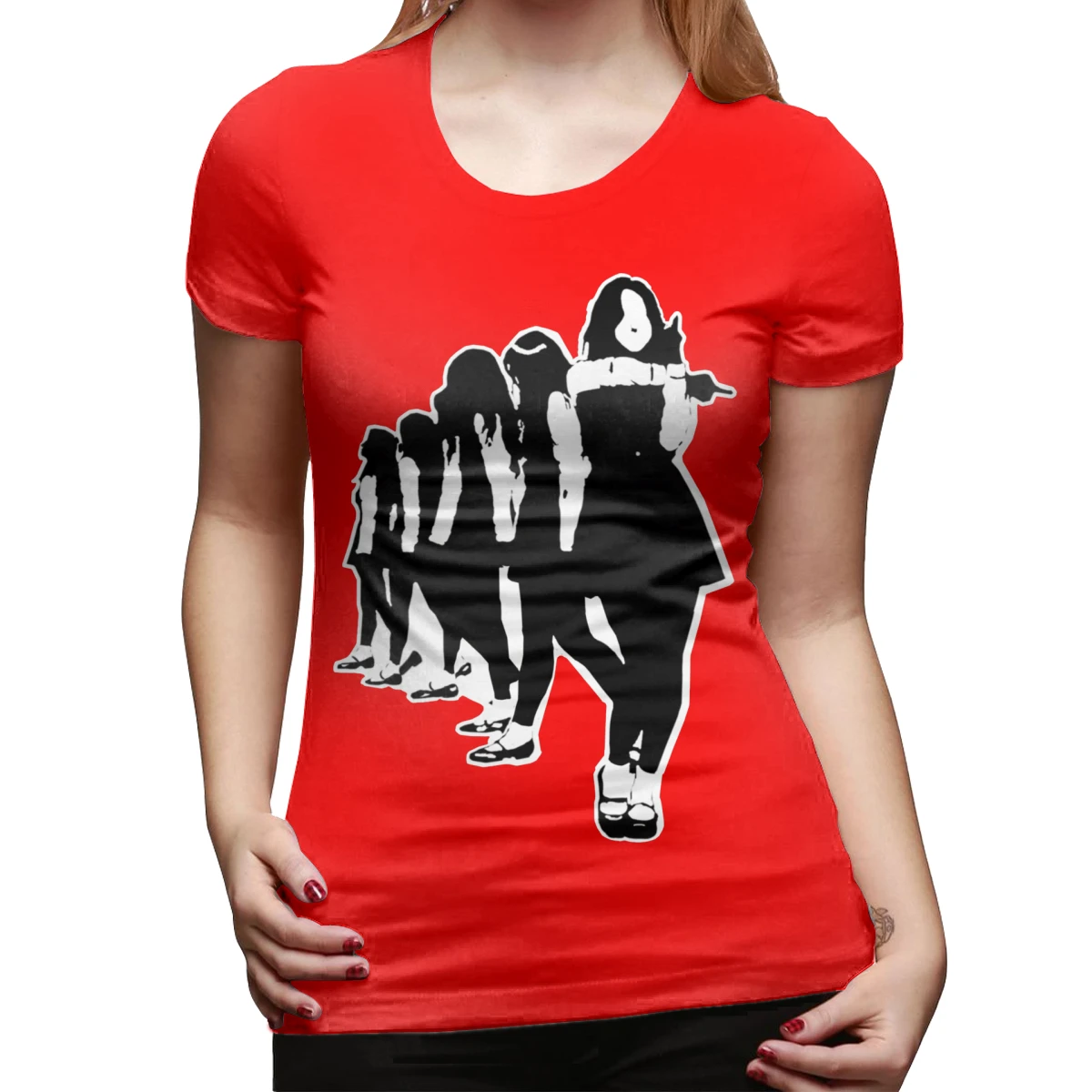 Gfriend Kpop T-Shirt GFriend Rough Minimalist Design T Shirt Short-Sleeve Oversize Women tshirt Ladies Tee Shirt