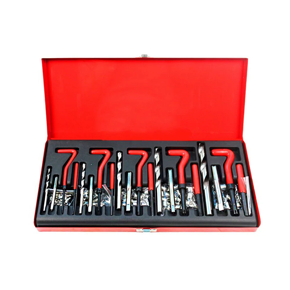 

Thread Repair Tool Kit M5/6/8/10/12 Wrench Twist Drill Bit 131/88pcs Thread Inserts For Restoring Damaged Threads Repair Tools