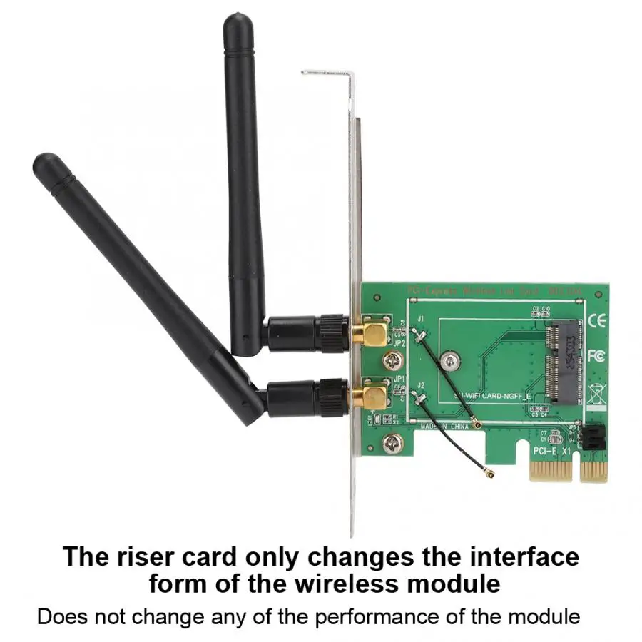 A+ E/E ключ M.2 к PCI-E Настольный Riser Card ноутбук беспроводная сетевая карта с Bluetooth