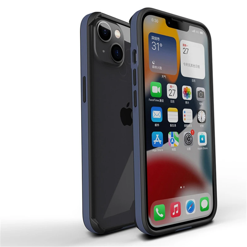 Thin Silicone Bumper For iphone 13 Pro Max 12 Mini Luxury Slim Flexible Non-Slip Anti-Knock Soft Frame Case Black Blue Red best iphone 12 pro case