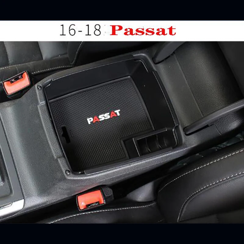 Применяется только для Volkswagen 11-19 Passat центральный подлокотник ящик для хранения Passat внутренний контроль коробка для хранения